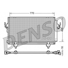 DCN50031 DENSO Конденсатор, кондиционер