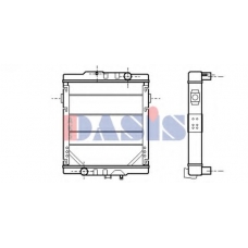 390090N AKS DASIS Радиатор, охлаждение двигателя