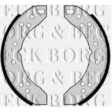 BBS6171 BORG & BECK Комплект тормозных колодок