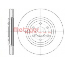 6110543 METZGER Тормозной диск