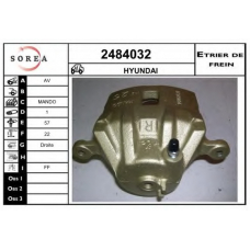 2484032 EAI Тормозной суппорт