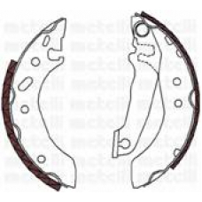 53-0119 METELLI Комплект тормозных колодок