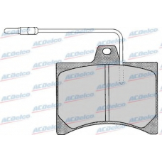 AC058195D AC Delco Комплект тормозных колодок, дисковый тормоз