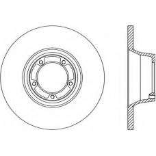 BDR1159.10 OPEN PARTS Тормозной диск