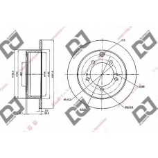 BD2082 DJ PARTS Тормозной диск