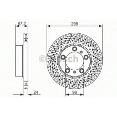 0 986 479 674 BOSCH Тормозной диск