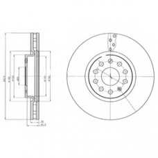 BG4330C DELPHI Тормозной диск