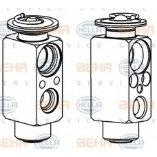 8UW 351 336-251 HELLA Расширительный клапан, кондиционер