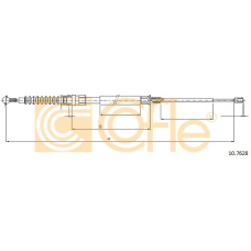 10.7628 COFLE Трос, стояночная тормозная система