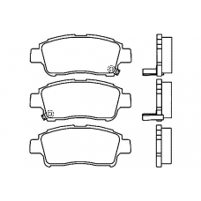 23348 165  0 5 T4047 TEXTAR Колодки тормозные