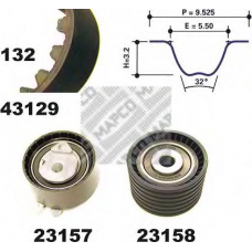23129 MAPCO Комплект ремня грм