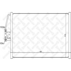 10-45322-SX STELLOX Конденсатор, кондиционер