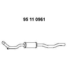 95 11 0961 EBERSPACHER Предглушитель выхлопных газов