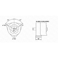943346121010 MAGNETI MARELLI Генератор