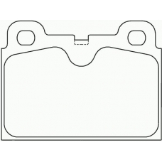 MDB1196 MINTEX Комплект тормозных колодок, дисковый тормоз