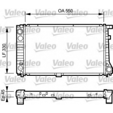 734289 VALEO Радиатор, охлаждение двигателя