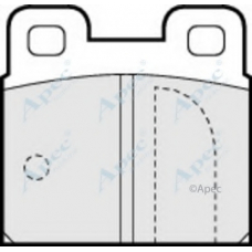 PAD263 APEC Комплект тормозных колодок, дисковый тормоз
