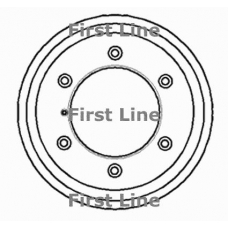 FBR706 FIRST LINE Тормозной барабан