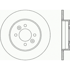 BDA1466.10 OPEN PARTS Тормозной диск