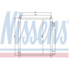 94734 NISSENS Конденсатор, кондиционер