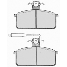 191.3 RAICAM Комплект тормозных колодок, дисковый тормоз
