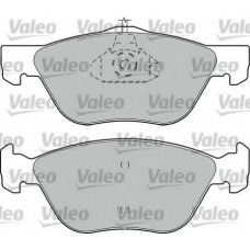 540889 VALEO Комплект тормозных колодок, дисковый тормоз