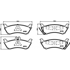 8DB 355 009-241 HELLA PAGID Комплект тормозных колодок, дисковый тормоз