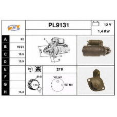 PL9131 SNRA Стартер