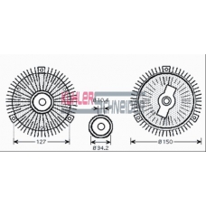 0383301 KUHLER SCHNEIDER Сцепление, вентилятор радиатора