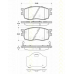 8110 43031 TRISCAN Комплект тормозных колодок, дисковый тормоз