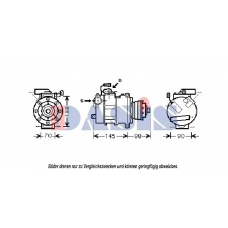851797N AKS DASIS Компрессор, кондиционер