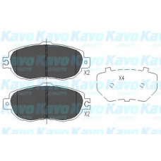 KBP-9046 KAVO PARTS Комплект тормозных колодок, дисковый тормоз