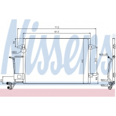 94593 NISSENS Конденсатор, кондиционер