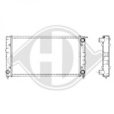 8503081 DIEDERICHS Радиатор, охлаждение двигателя