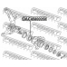 DAC45800050 FEBEST Подшипник ступицы колеса