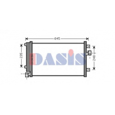 082043N AKS DASIS Конденсатор, кондиционер