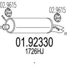 01.92330 MTS Глушитель выхлопных газов конечный