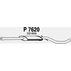 P7620 FENNO Средний глушитель выхлопных газов