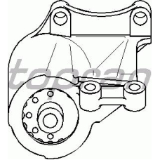 110 316 TOPRAN Подвеска, ступенчатая коробка передач