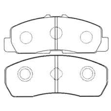 PN-7433 JNBK Колодки тормозные