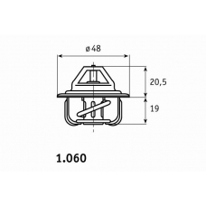 1.060.92 BEHR Термостат, охлаждающая жидкость