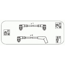 FS9 JANMOR Комплект проводов зажигания