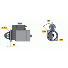 0 001 211 225 BOSCH Стартер