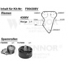 F914280V FLENNOR Комплект ремня грм