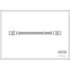 19018690 CORTECO Тормозной шланг