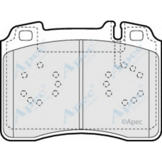 PAD756 APEC Комплект тормозных колодок, дисковый тормоз