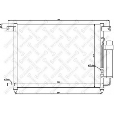 10-45079-SX STELLOX Конденсатор, кондиционер