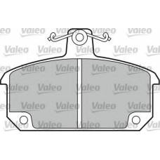 540322 VALEO Комплект тормозных колодок, дисковый тормоз