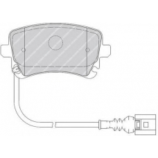 FD7174V NECTO Комплект тормозных колодок, дисковый тормоз