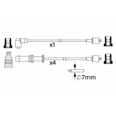 0 986 357 205 BOSCH Комплект проводов зажигания